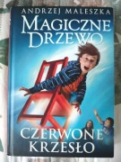 Czerwone Krzesło , Andrzej Maluszka, ilustrowane.