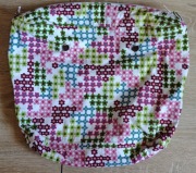 wkład organizer O BAG MINI kolorowy geometryczne kwiaty zielony różowy