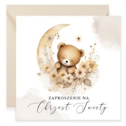 ZAPROSZENIE NA CHRZEST ŚWIĘTY SKŁADANE 13