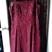 Suknia wizytowa kolor burgundowy 