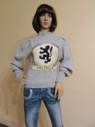 Pringle Scotland H&M sweter szary bufki _ XS