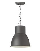 HEKTAR Lampa wisząca, ciemnoszary, 38 cm