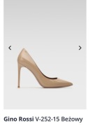 GINO ROSSI Nude 39 szpilki 
