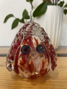 Figurka szklana pies szkło artystyczne murano nie wazon PRL vintage retro