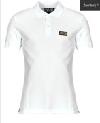 Versace Jeans Couture POLO Slim fit 78GAGT08 -Biały CJ01T rozmiar L  