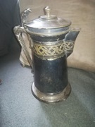 Dzbanek platerowany Jürst XIXw.