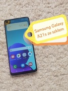Samsung Galaxy A21s +szkło stan dobry