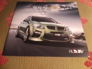 2016 HSV GEN-F2 GTS Prospekt ANGIELSKI 20 stron 30,5 x 27,5 cm