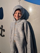 Kurtka merino 100% wełna merino Engel szara 128 130