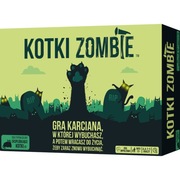 Eksplodujące Kotki Zombie gra planszowa karciana