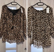 2 x nowa bluzka w panterkę