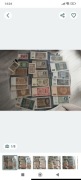 Zestaw starych banknotów rzadkie w bardzo dobrym stanie.