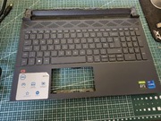 Dolna obudowa wraz klawiaturą i przyciskiem zasilającym z Dell G15 5520