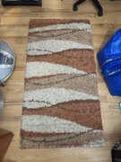 Dywan brązowo-beżowy