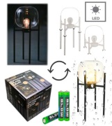 Lampion Lampa zewnętrzna ogrodowa na stojąca 2w1