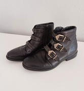 Czarne buty damskie Anna Field rozmiar 37 na zamek botki na wiosnę