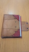 Biwuar A5, notes skórzany. Rękodzieło. Hand made.