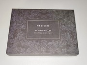 Portfel Męski Skórzany Czarny Medicine Nowy w Pudełku