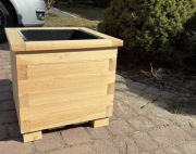Donica drewniana ogrodowa 40x40x35 z wkładem
