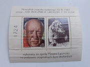 Znaczki polskie czyste - nowodruk z 1981 roku