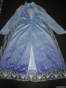 Strój kostium przebranie ELSA KRAINA LODU 2 FROZEN II 7-8 lat 122-128cm 