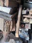 Stara sygnowana siekiera vintage rustykalna