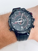 Timex T2N720 Military 45mm Czarny Męski Zegarek Kwarcowy Mechanizm 100M