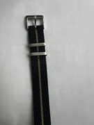 Pasek nylonowy granatowy do zegarka 20mm