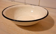Stara miska emailiowana 20 cm VINTAGE Pral