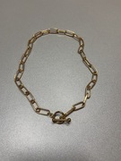 Chocker z lekkiego łańcucha z zapięciem toggle