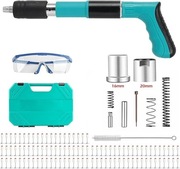 Ręczna gwoździarka, pistolet do gwoździ, zestaw z gwoździami i walizką