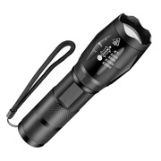 Latarka LED Mocna Aluminum Teleskopowa 13cm do Auta Roweru na Wycieczkę