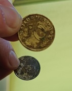 10 Reichspfennig E 1937r. SKRĘTKA 45° !