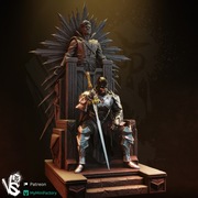 Figurka druk 3D żywica 12K " Batman Dark Knight - F966 " - 120 mm