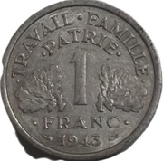 Francja 1 frank z 1943 roku - OBEJRZYJ MOJĄ OFERTĘ