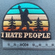 Naszywka Morale Patch   - I hate people  (mocowanie na rzep)