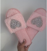 Kapcie damskie 42 Nowe różowe 