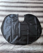 Peleryna fryzjerska krótka do strzyżenia farbowania wodoodporna czarna