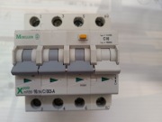 Wyłącznik kombinowany trójfazowy C16A 30mA A Moeller mRB6-16/3N/C/003-A