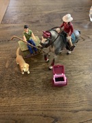 Zestaw western kowboj farma schleich