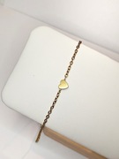 Bransoletka Minimalistyczna "Czysta Miłość" – Serce Hematytu