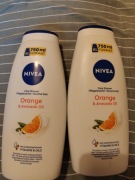 2 żele pod prysznic Nivea Orange& Avocado Oil,2x750ml.