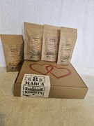 Prezent na dzień Kobiet sole i zioła do kąpieli – zestaw 4 razy  60 g |