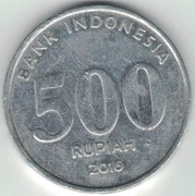 Indonezja 500 rupii 2016 - 27,2 mm - nr 2