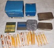 Stare igły strzykawki zestaw 