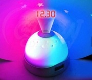 ZEGAR LCD Z PROJEKTOREM LED 2w1 CYFROWY BUDZIK Z P