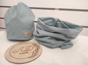 Komplet czapka komin Bawełniany damski / męski 