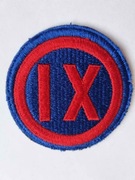 Naszywka XI 9th corps us army japan korea ww2 pacific color 2wś