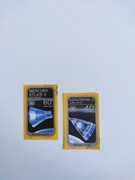 2 znaczki pocztowe Magyar Posta 1975 Mercury Atlas-5 i Sputnik-2 (kosmos)