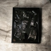 Obraz rozbita butelka Jack Daniels 